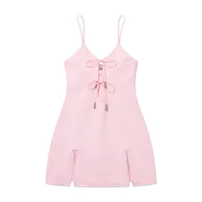 Bow Knots Dress - Pink