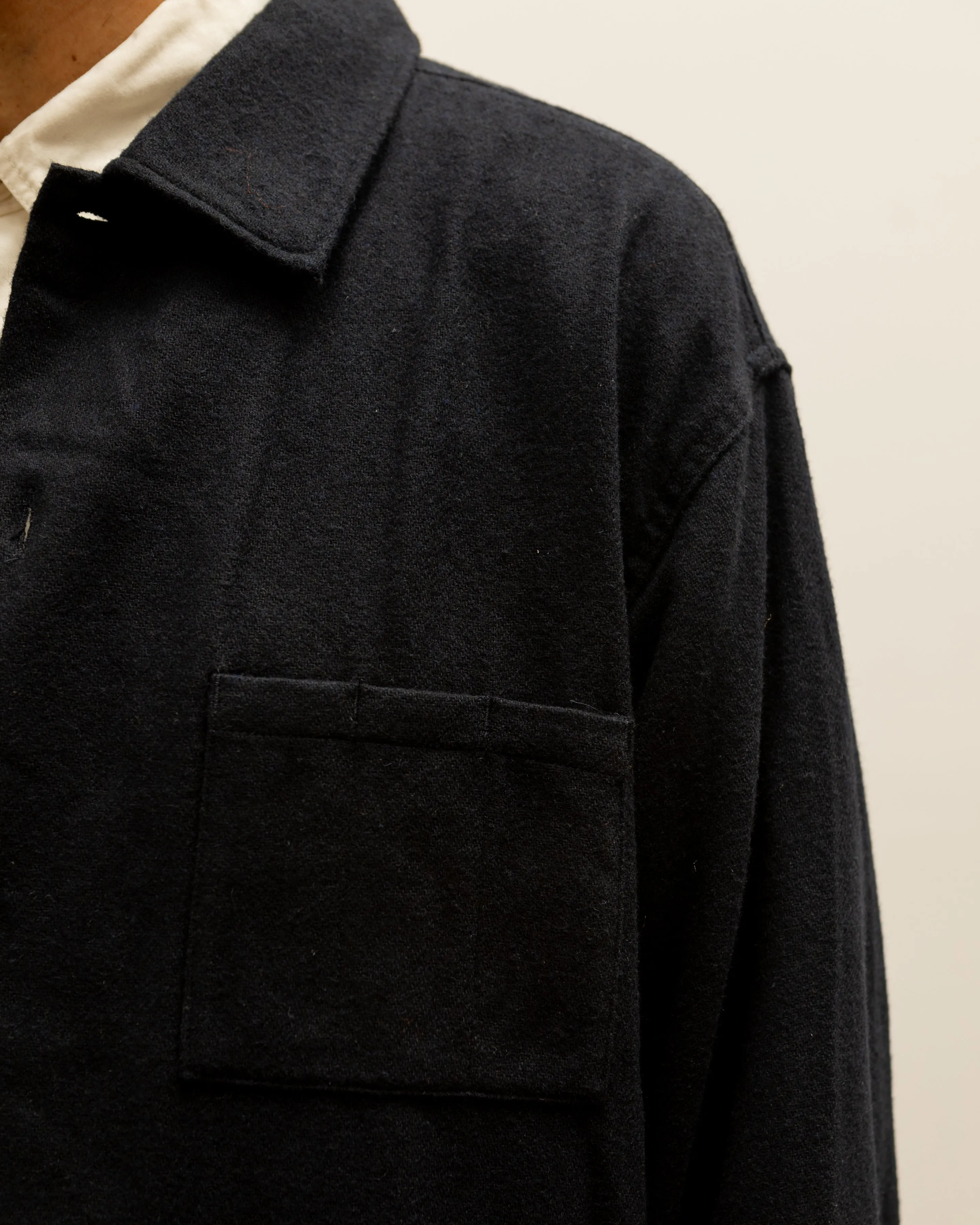 Engineered Garments BA Shirt Jacket, Navy